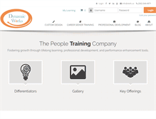 Tablet Screenshot of dynamicinstitute.com